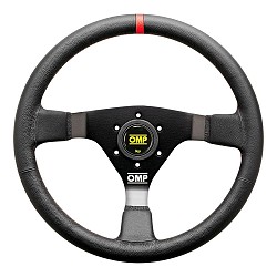 OMP OD/1980/NR Steering wheel WRC, leather, black (red stitching), diam.350mm, reach 70mm