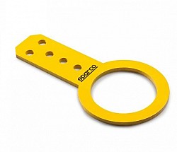 SPARCO 01627GI Буксирный крюк (FIA), желтый, сталь, диам.80мм