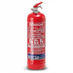 SPARCO 0144PB21 Extinguisher (FIA), steel, 2kg, diam.102mm, powder