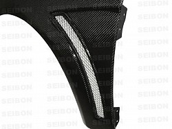 SEIBON FF0809MITEVOX WIDE-Style Carbon Fiber Front Fenders +10mm for MITSUBISHI EVO X