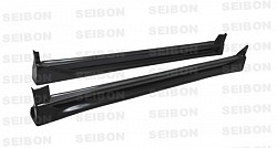 SEIBON SS0405SBIMP-CW Carbon Fiber Side Skirts CW-style for SUBARU IMPREZA 2001-2007
