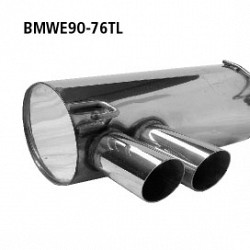 BASTUCK BMWE90-76TL Глушитель с двойным хвостовиком (2 x 76 mm) для BMW E92/E93 318i/320i/325i/330i