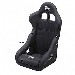 OMP HA/781E/N Кресло/сиденье для автоспорта (FIA) TRS-E XL, черный, р-р XL