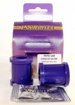 POWERFLEX PFF57-206 x2 Front Anti Roll Bar Eye Bolt Bushing*PORSCHE 968, 944 (1985 - 1994)