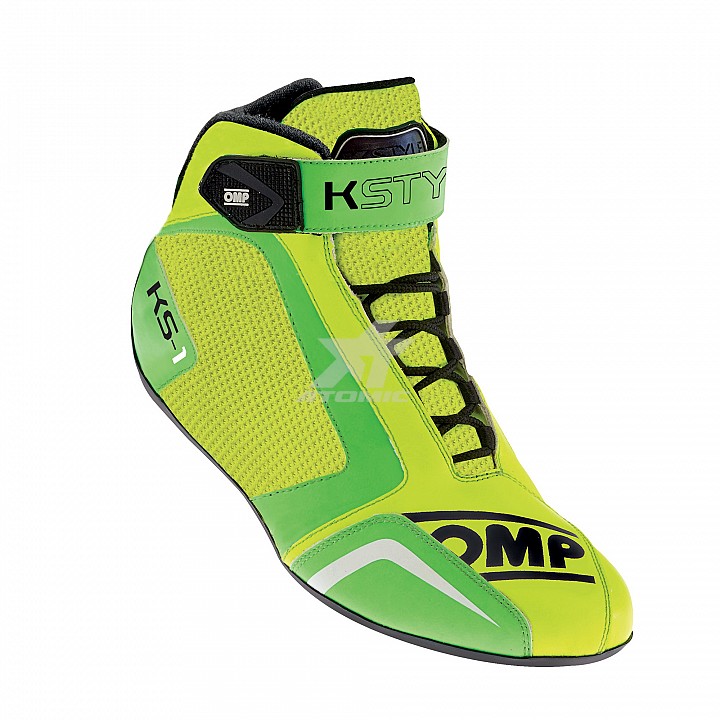 OMP IC/81505839 Kart shoes KS-1, yellow/green, size 39