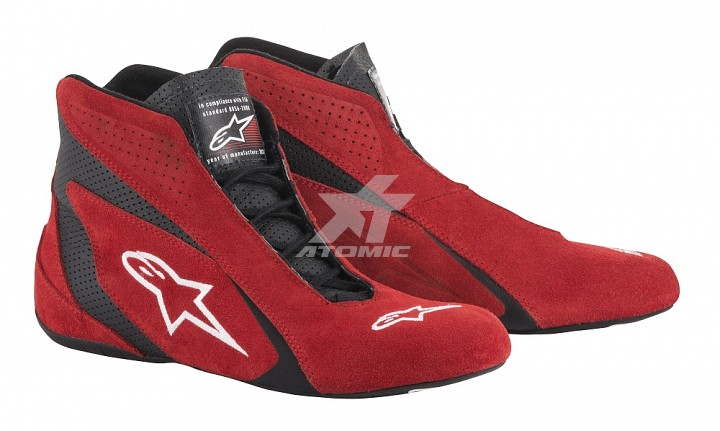 ALPINESTARS 2710518_31_7,5 Ботинки/обувь для автоспорта (FIA) SP, красный/чёрный, р-р 40 (7,5)