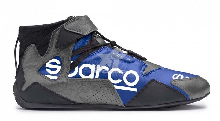 SPARCO 00126137AZGR Ботинки/обувь для автоспорта (FIA) APEX RB-7, синий/серый, р-р 37