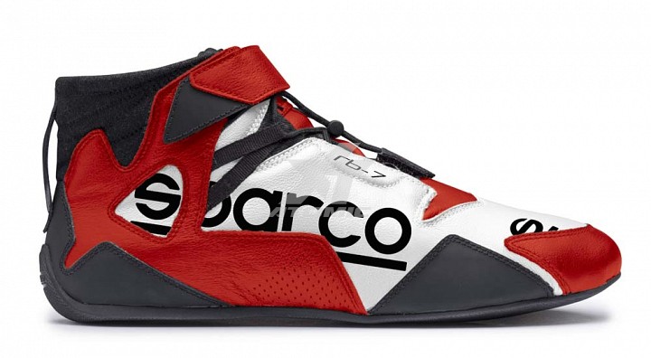 SPARCO 00126137BIRS Ботинки/обувь для автоспорта (FIA) APEX RB-7, белый/красный, р-р 37