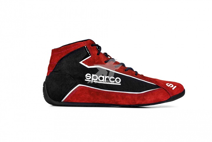 SPARCO 001274F36RS Ботинки для автоспорта SLALOM+ (замша/ткань), FIA 8856-2018, красные, р-р 36