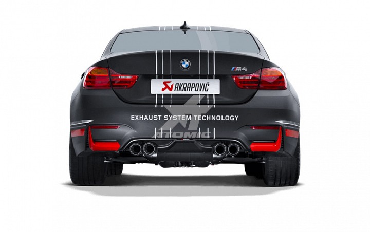 AKRAPOVIC M-BM/T/8H Slip-On Line (Titanium) BMW M3 (F80) 2014-2018 ECE Type Approval