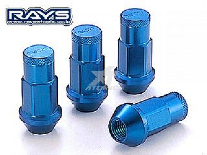 RAYS W501215U Гайки колесные 50mm 12x1.5 Blue